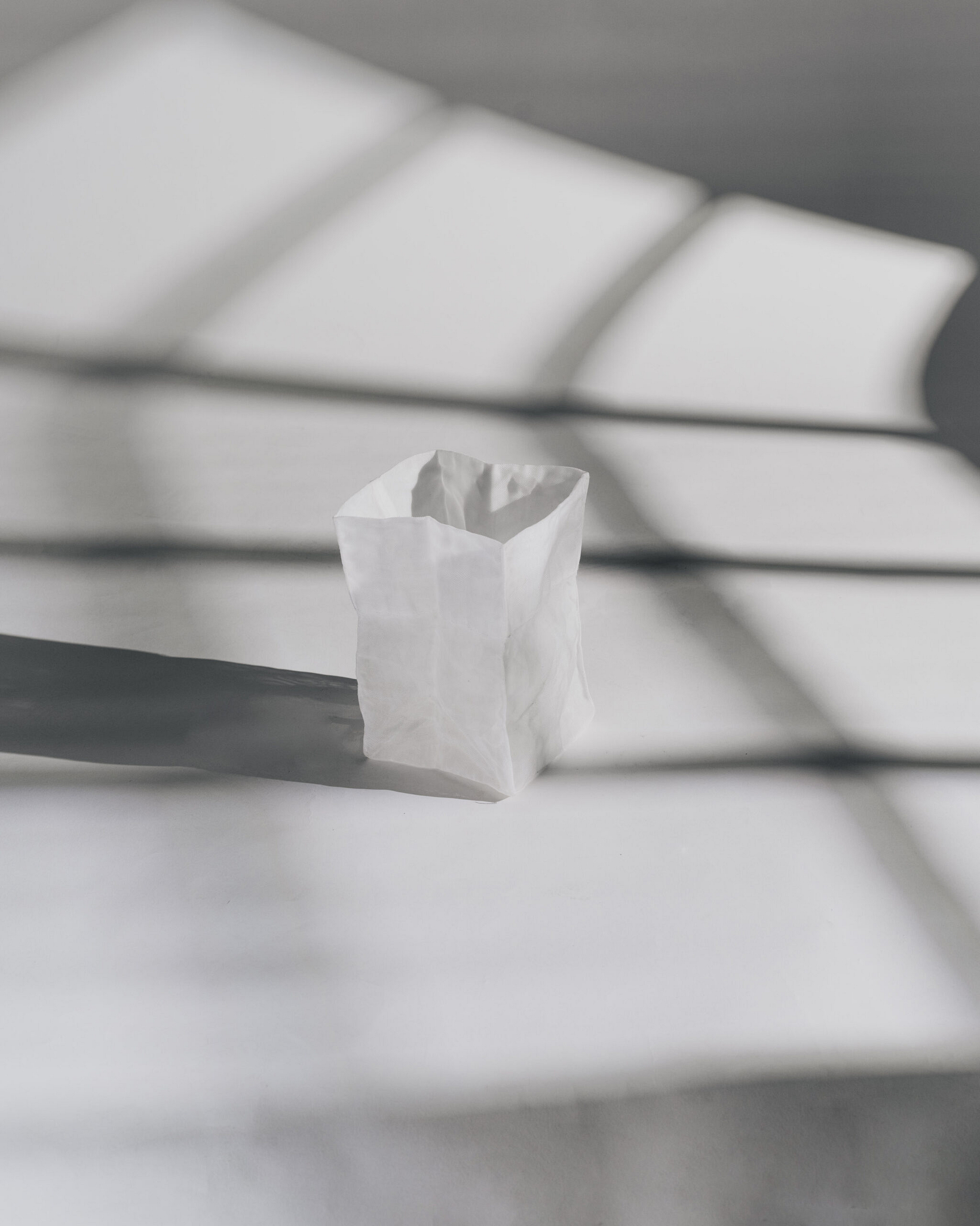 Brotkorb Stoff - weiß